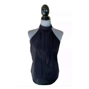 Zara Evening Collection black pleated blou…